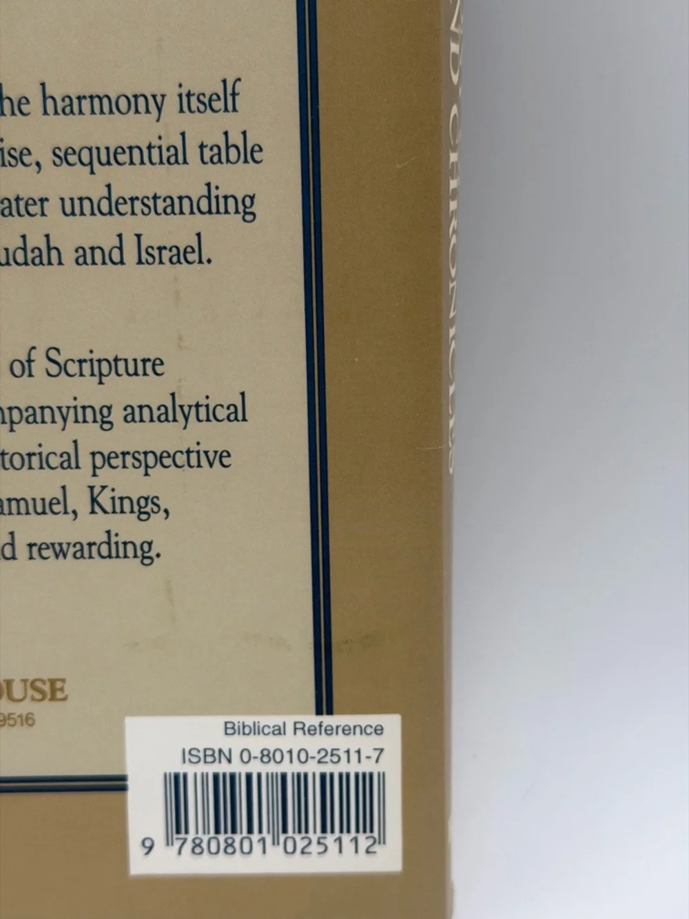 A Harmony of Samuel, Kings, and Chronicles by William Day Crockett (Paperback)